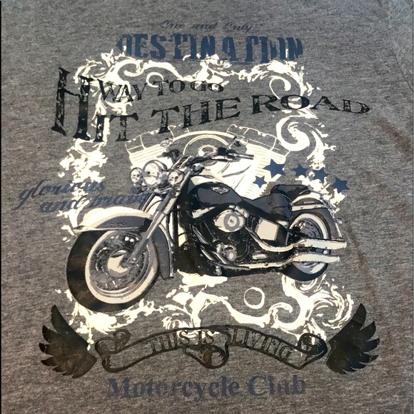 Royal Class Gray Graphic Tee - Picture 5 of 10